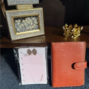 Louis Vuitton Agenda PM with paper included